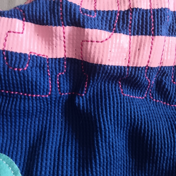 Victoria’s Secret Pink Love Pink 86 Graphic Blue Cotton Tote Bag Y2K - Picture 7 of 10